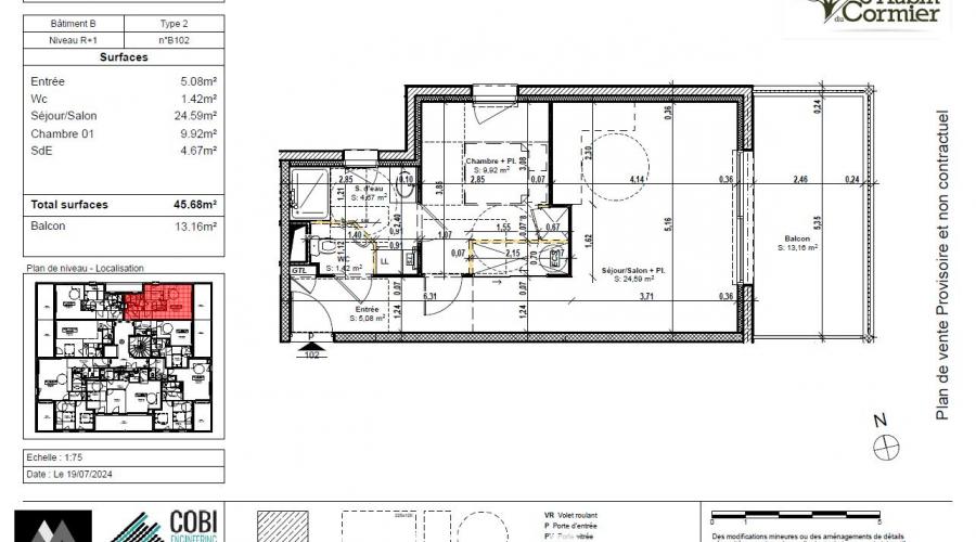 Photo Nouveauté - projet d'immeuble neuf à SAINT AUBIN DU CORMIER 1